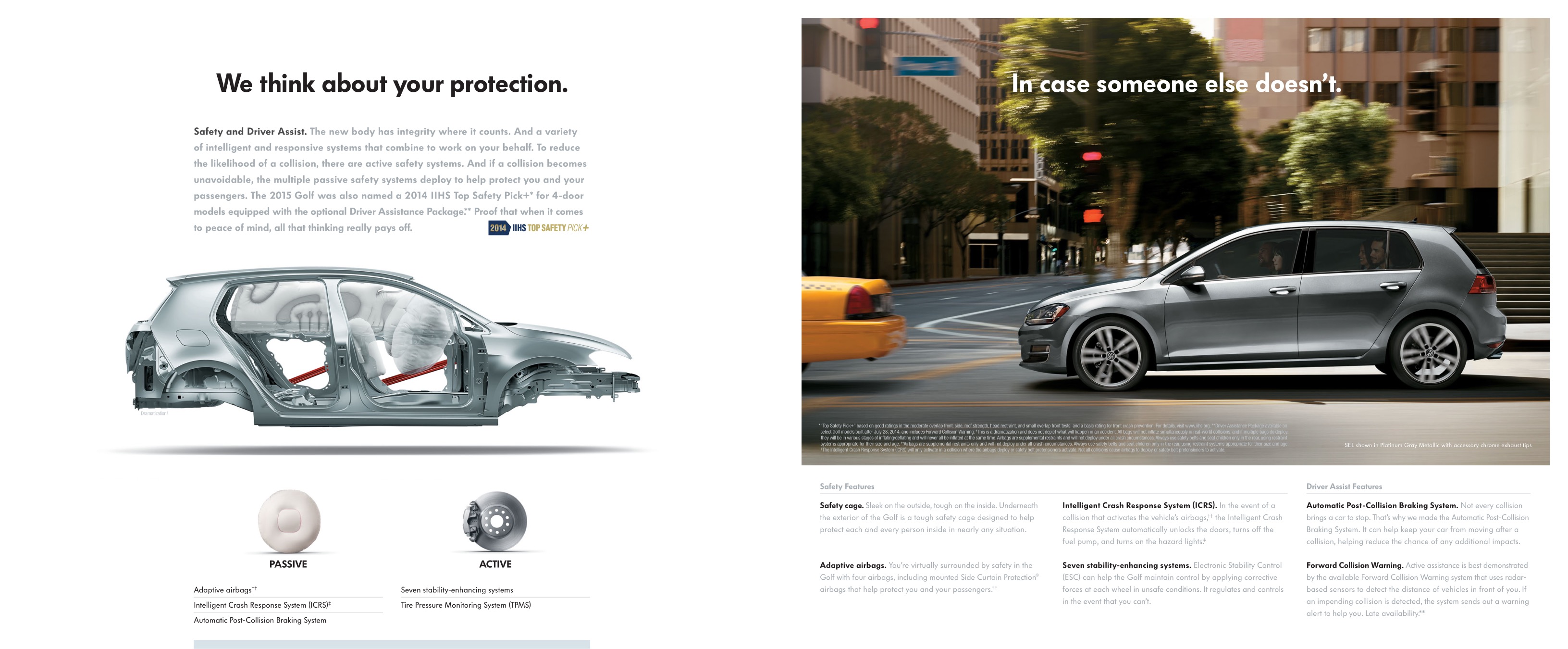 2015 VW Golf Brochure Page 1